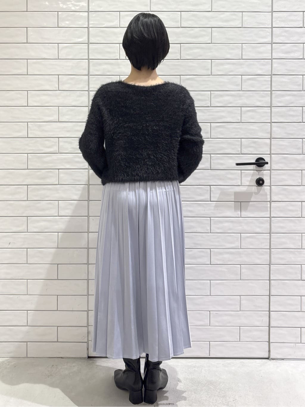 ayumiさんの「OPAQUE.CLIP｜ラメシャギーニット【洗濯機OK】」を使ったコーディネート