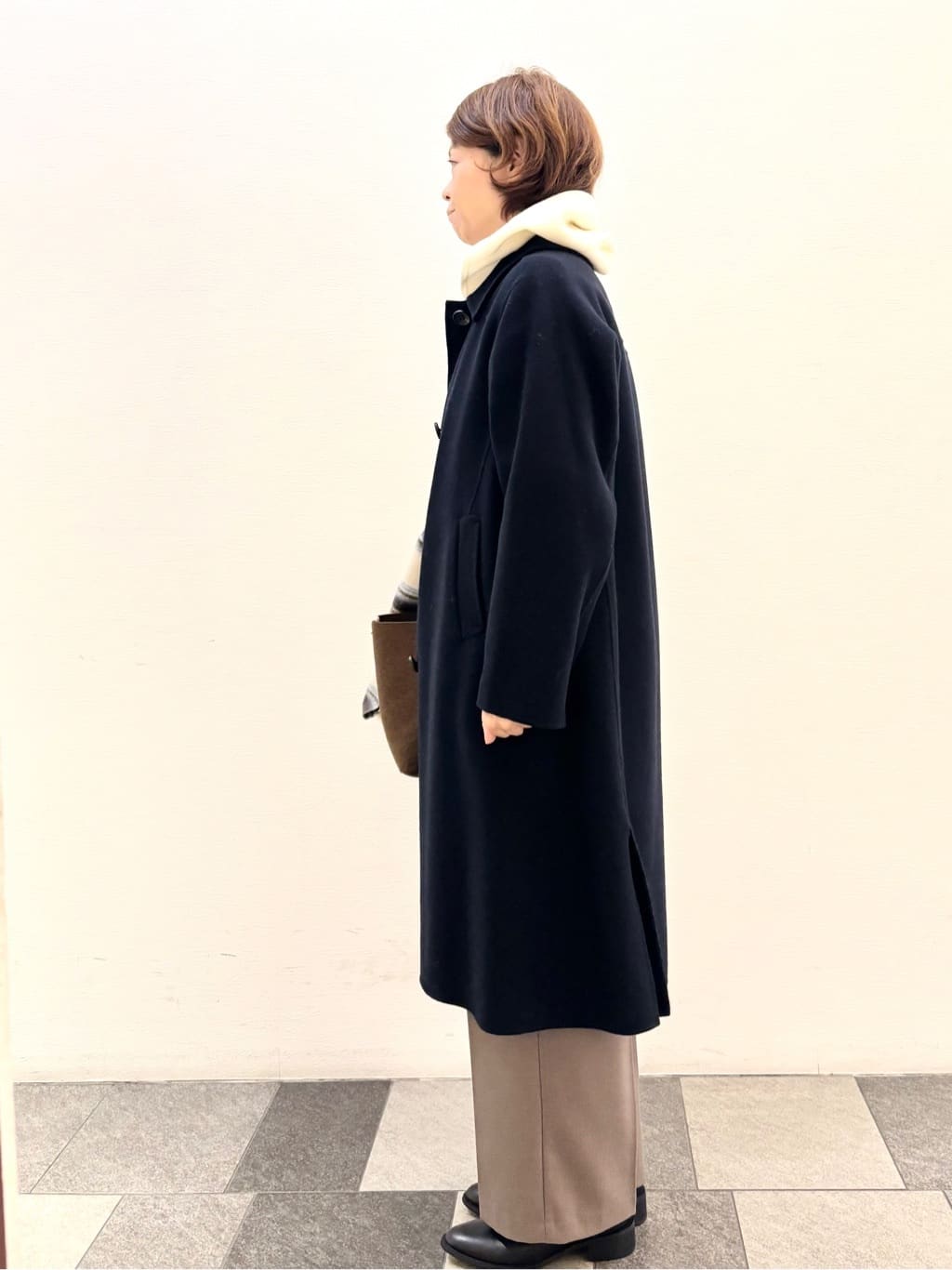 Haruさんの「Dessin｜【洗える】リブタートルネックニット」を使ったコーディネート