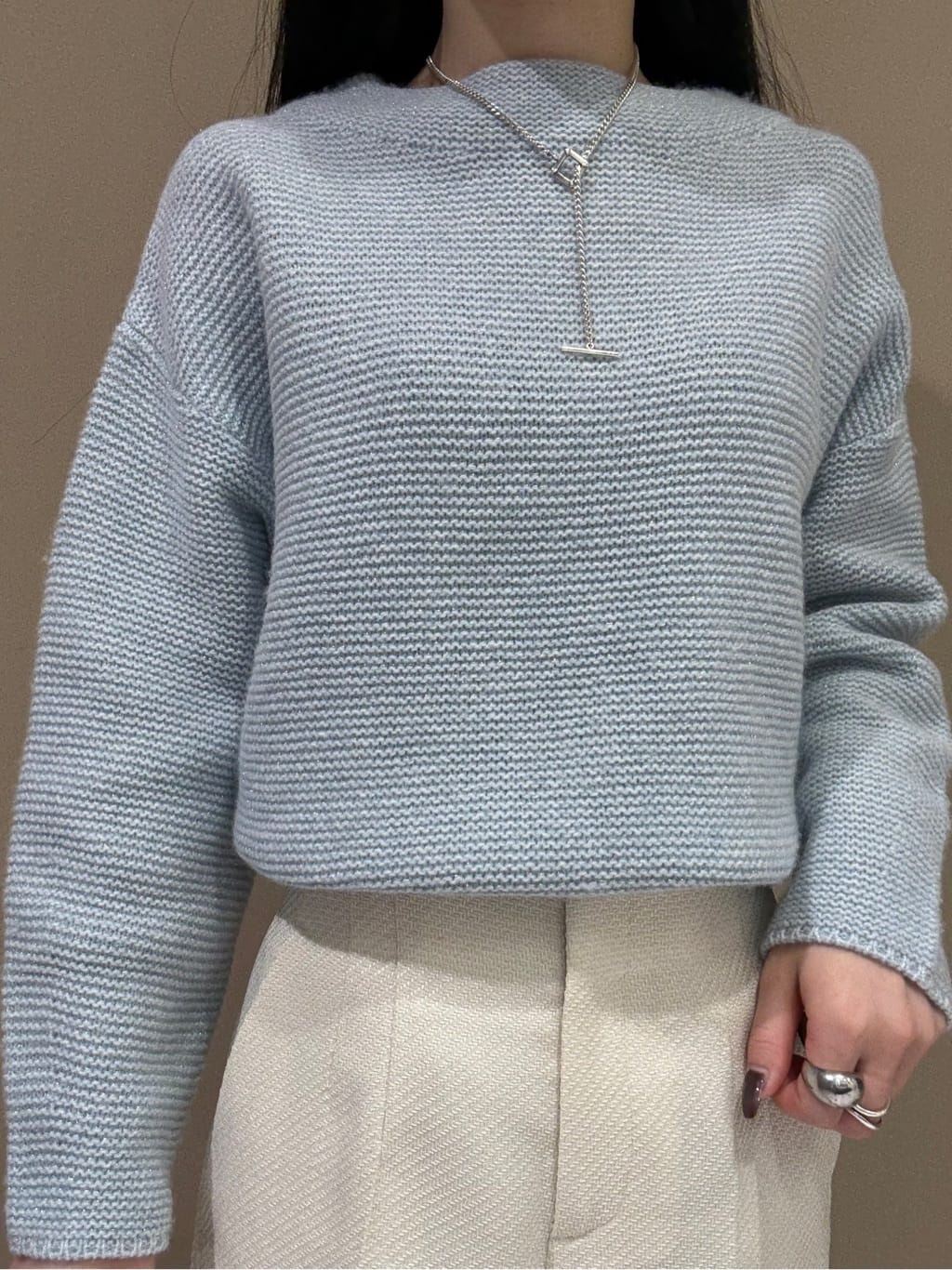 KEIKOさんの「INDIVI｜【撥水／洗える】ステッチレス ロングダウンコート」を使ったコーディネート