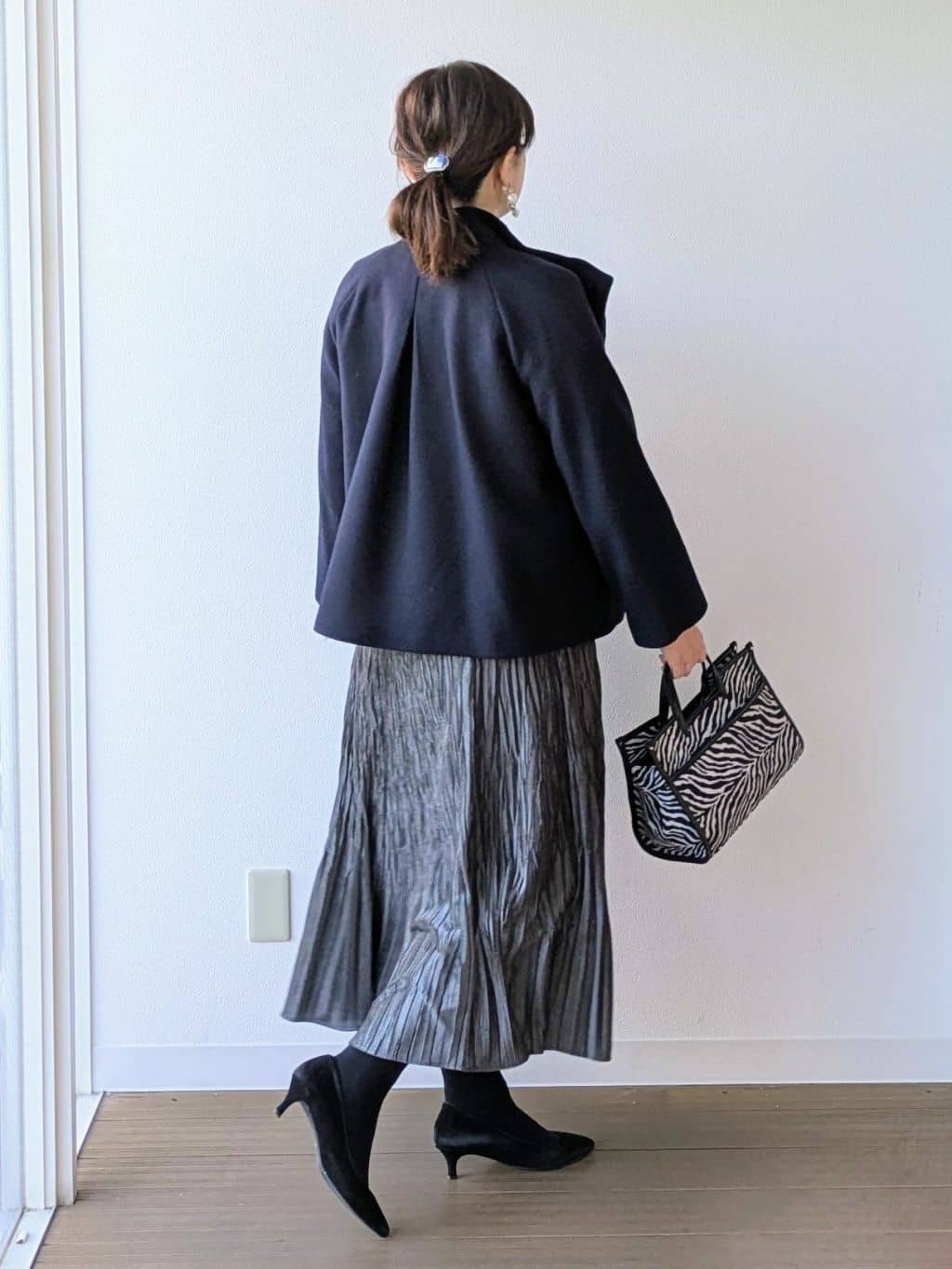 なみきさんの「UNTITLED｜【ゆったり】アルパカ混シャギー カーディガン」を使ったコーディネート