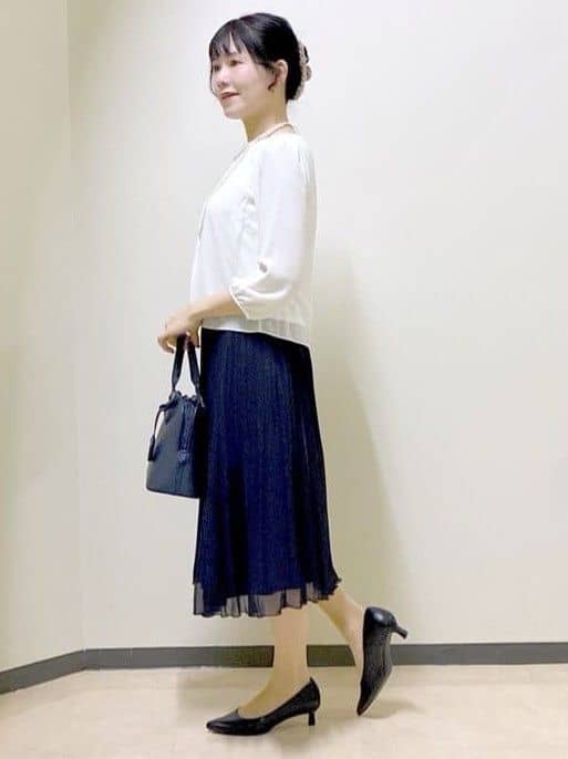  beni_gingerさんの「Reflect｜【SS-4Lサイズ／フォーマル／セットアップ可】ツイードジャケット」を使ったコーディネート