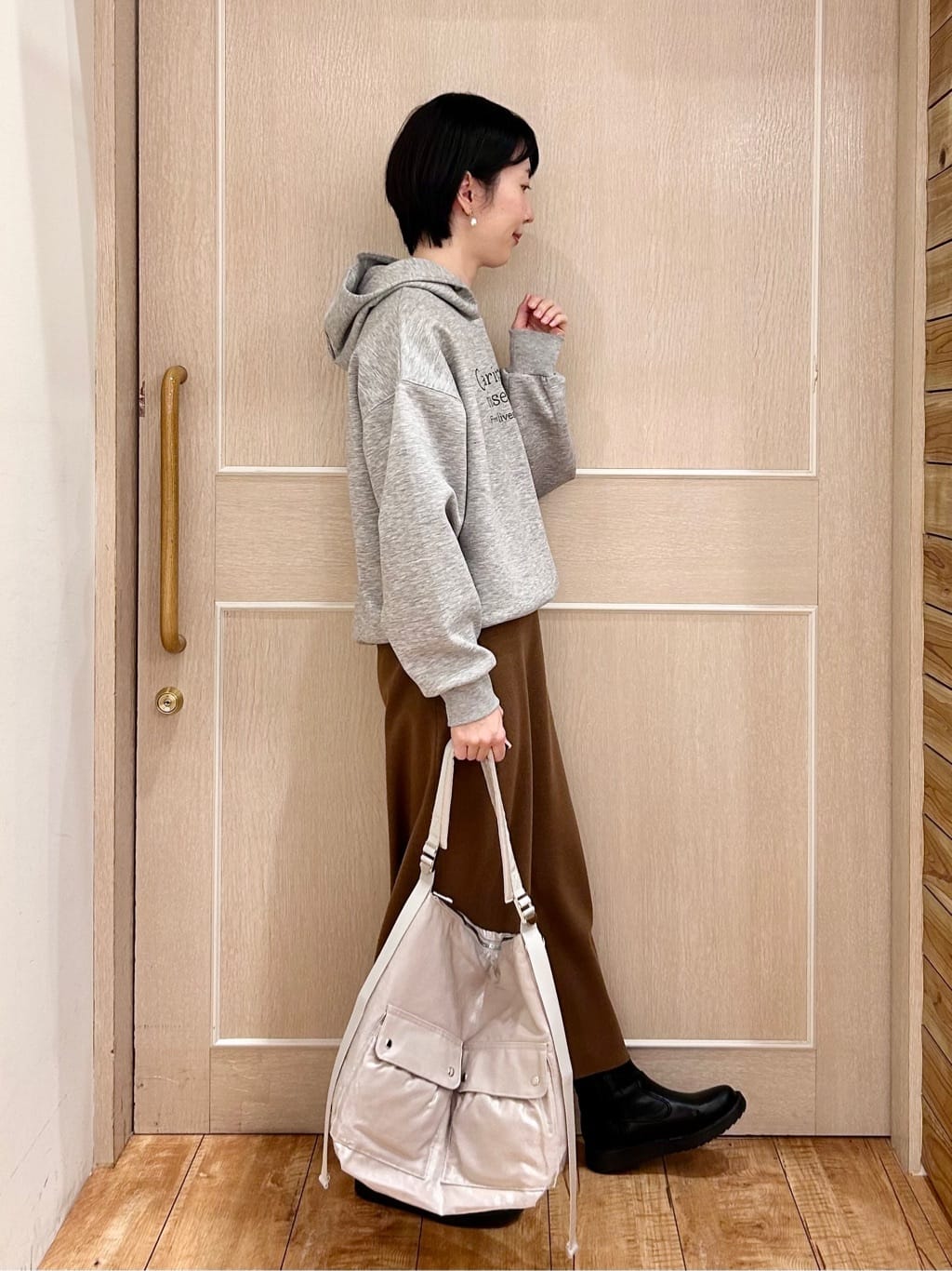 ちぐささんの「SHOO･LA･RUE｜ダブルポケットワンショルダーバッグ」を使ったコーディネート