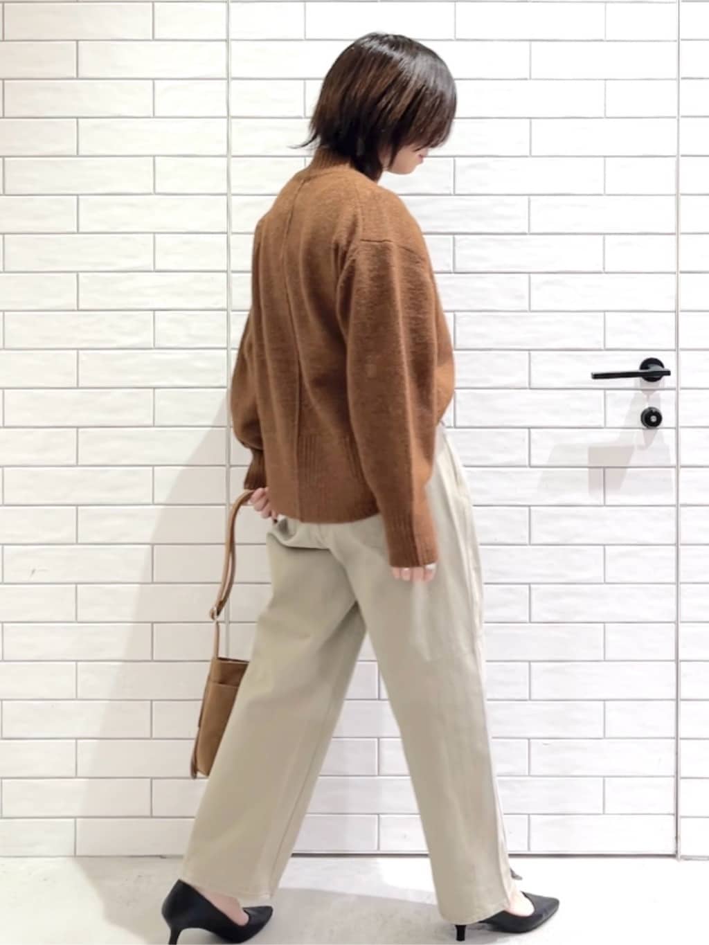 しおりさんの「OPAQUE.CLIP｜ふわふわハイネックニット【洗濯機OK】」を使ったコーディネート