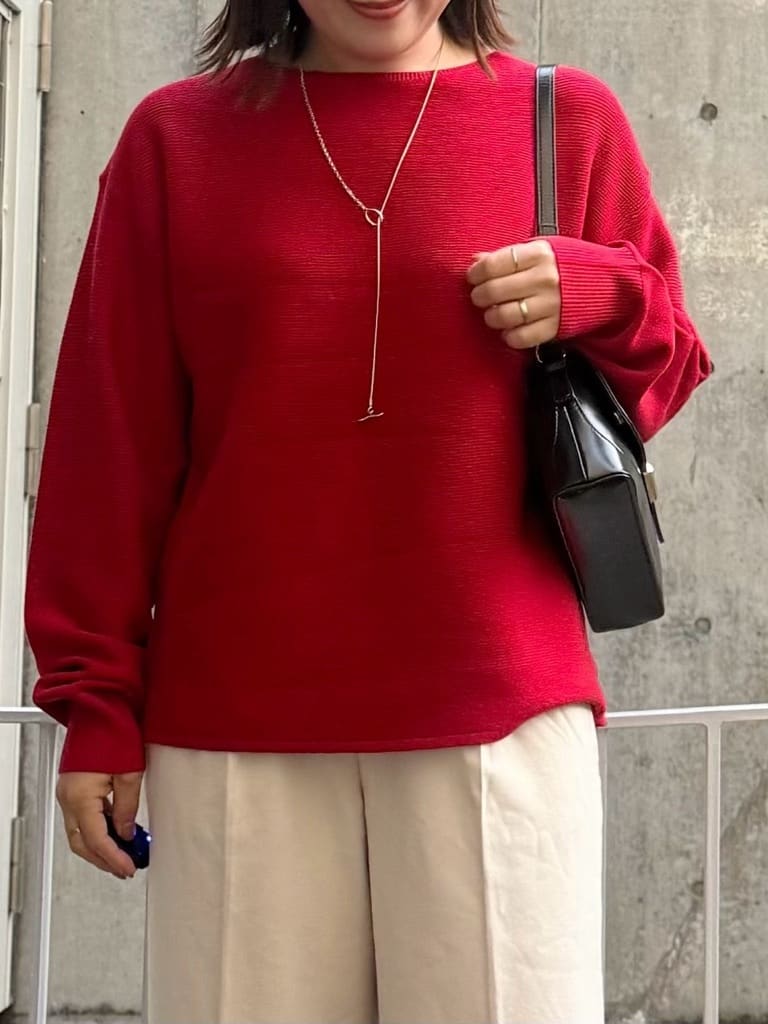 chさんの「THE SHOP TK｜【S-XLサイズ/選べる7色】どこから見ても美しい ガーターニット/毛玉になりにくい/洗濯機OK」を使ったコーディネート