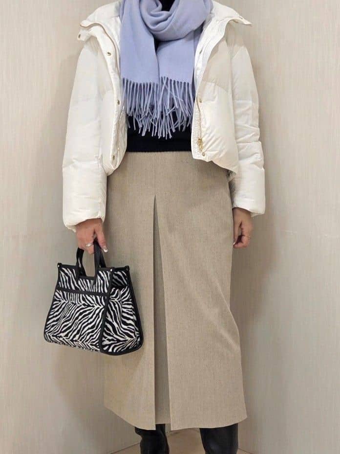naokoさんの「UNTITLED｜【トレンド/撥水機能/防寒】ショートダウンコート」を使ったコーディネート