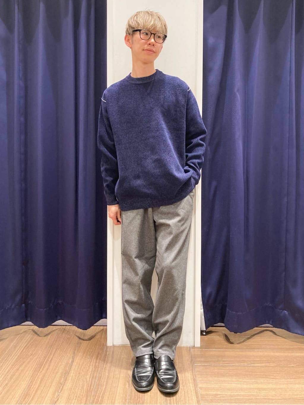 つーじーさんの「THE SHOP TK｜【大人の上品カジュアルを叶える】ハグするニット 洗濯機OK／6色展開」を使ったコーディネート