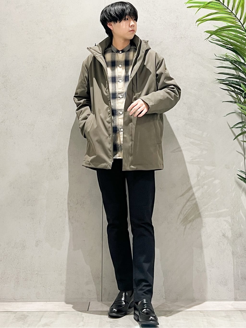 SHI-MAさんの「THE SHOP TK｜【3WAY】中綿ライナー付き カルゼコート　洗濯機OK/ON・OFF対応」を使ったコーディネート