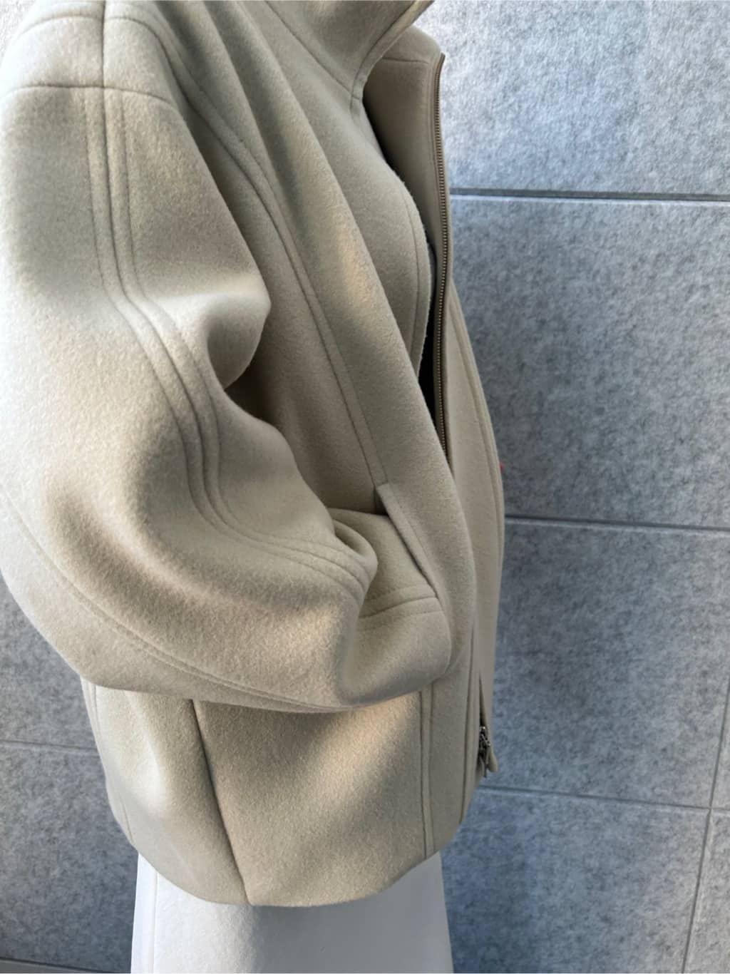 yukoさんの「CODE A｜wool volume short coat」を使ったコーディネート
