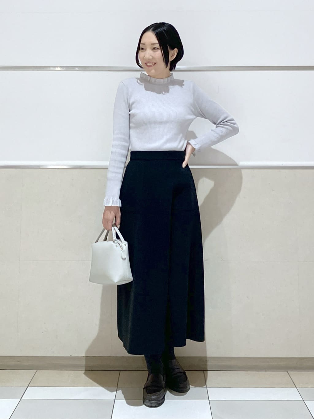 eriko さんの「Dessin｜【撥水・2WAY】ミュラーダウンコートミドル丈」を使ったコーディネート