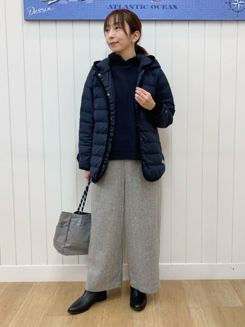 yoshiさんの「Dessin｜【撥水・2WAY】ミュラーダウンコートミドル丈」を使ったコーディネート