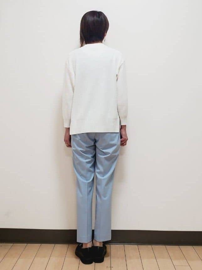 yuuさんの「Reflect｜【腰周りカバー／長め丈】モックネックニットプルオーバー」を使ったコーディネート