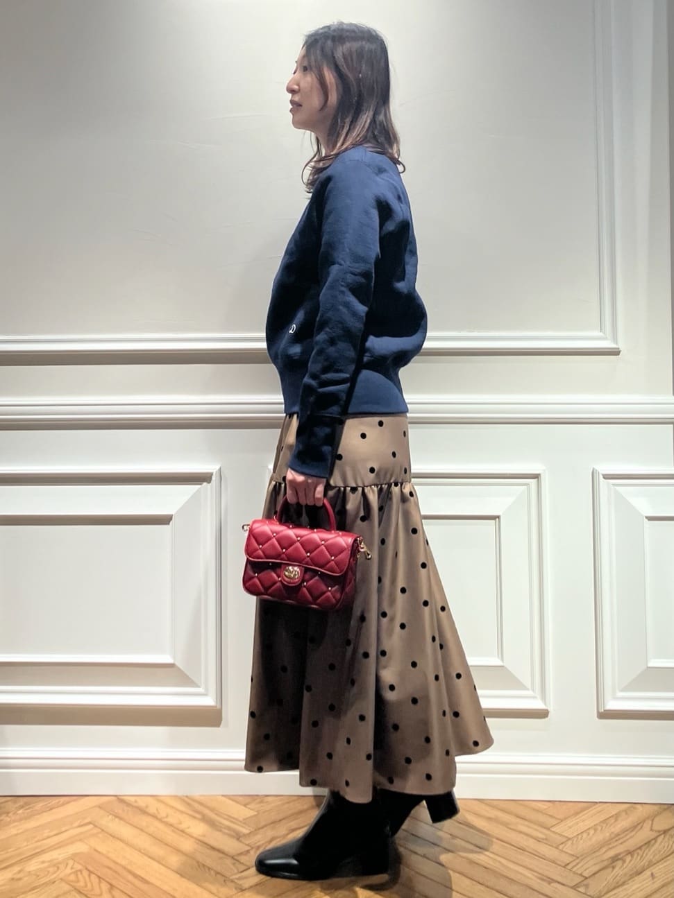 TSUKUIさんの「DRESSTERIOR｜◆ショートブーツ」を使ったコーディネート
