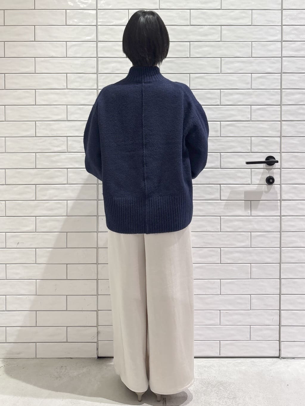 ayumiさんの「OPAQUE.CLIP｜ふわふわハイネックニット【洗濯機OK】」を使ったコーディネート