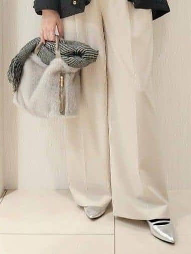 naokoさんの「UNTITLED｜【8色展開/洗える】ウールカシミヤ ハイネックニット」を使ったコーディネート