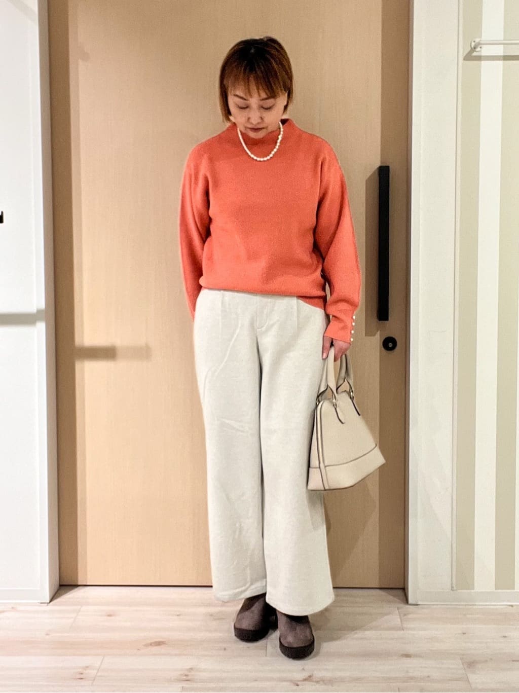 ぷくりんさんの「SHOO･LA･RUE｜【S-LL】軽くてふんわりあたたかい スライバージャケット」を使ったコーディネート