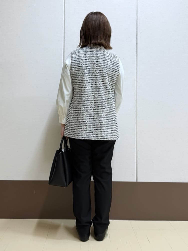 Rikoさんの「INDIVI｜【洗える／裏起毛】ストレッチウォームパンツ」を使ったコーディネート