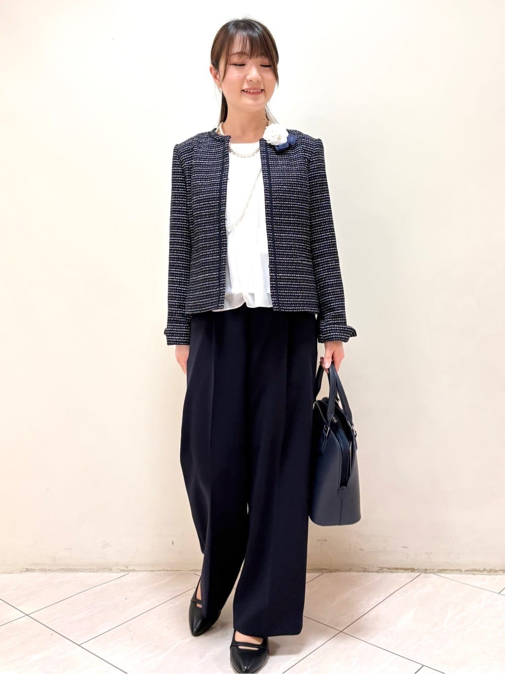 mikiさんの「Reflect｜【SS-4Lサイズ】ピンタック&times;スカラレースブラウス」を使ったコーディネート