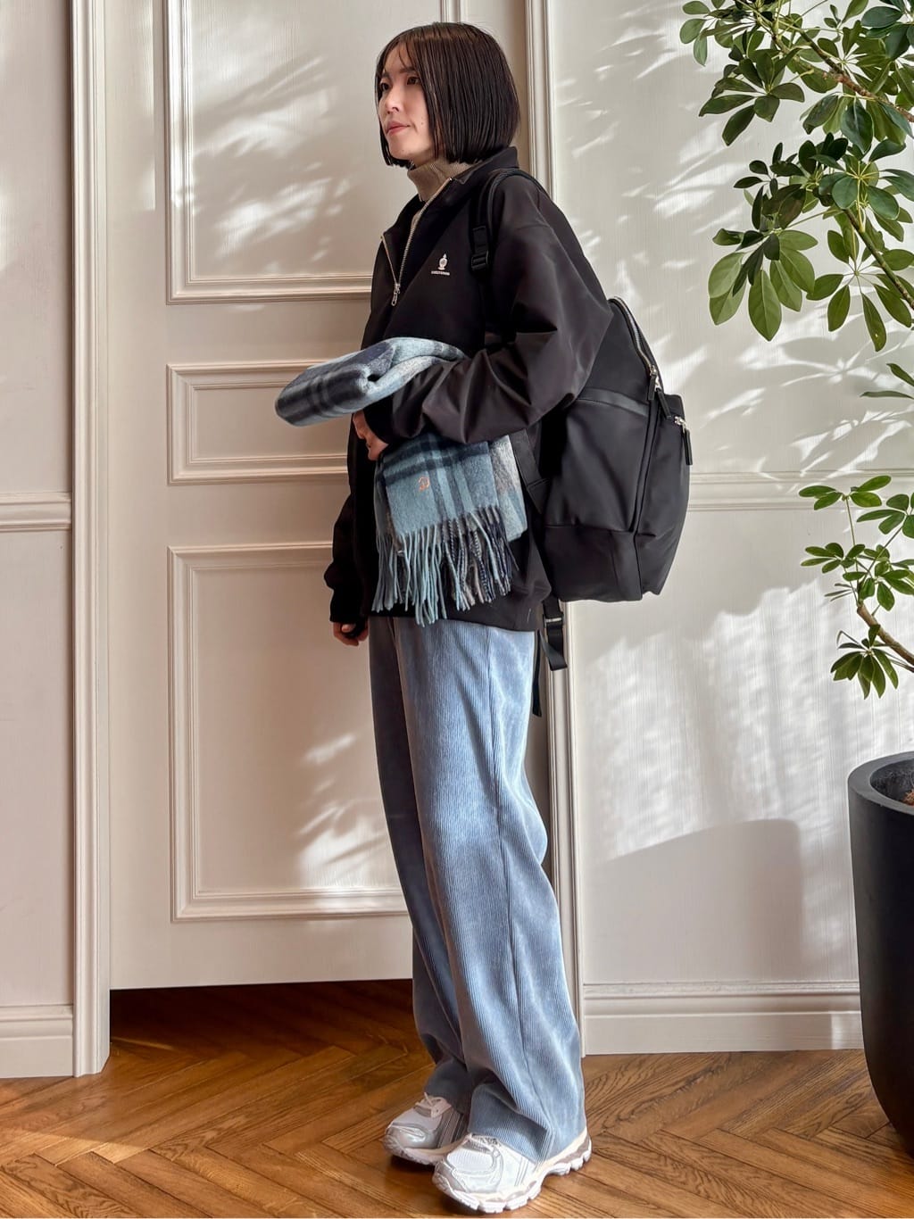 nakaoさんの「DRESSTERIOR｜【再入荷/荷重軽減】サスペンションマルチポケットリュック」を使ったコーディネート