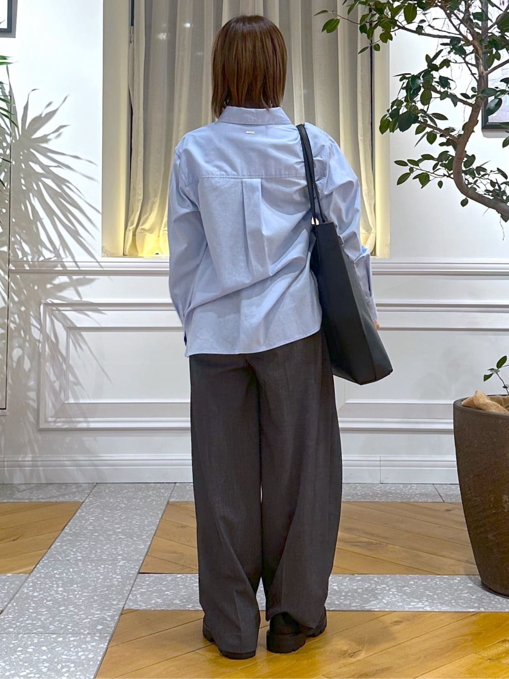 なべこさんの「DRESSTERIOR｜【通勤用/ウォッシャブル】オックスフォードシャツ」を使ったコーディネート
