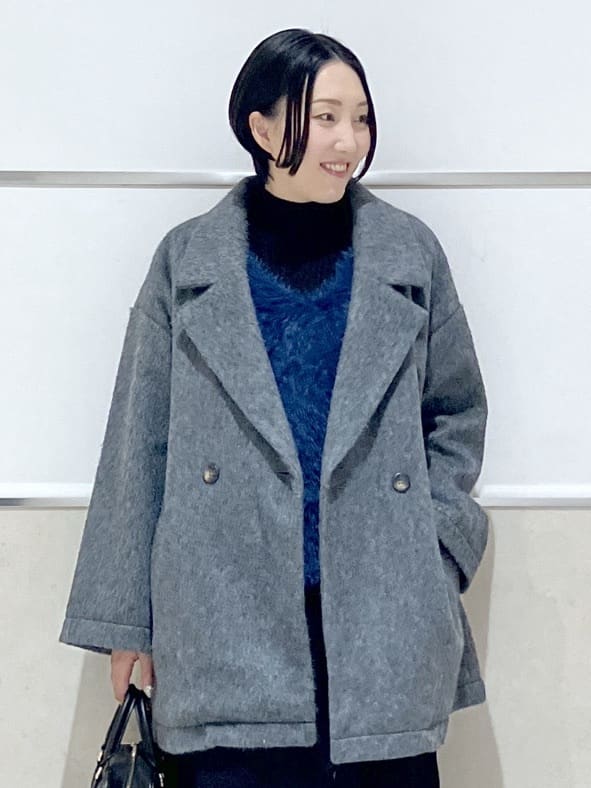 eriko さんの「Dessin｜シャギーコート」を使ったコーディネート