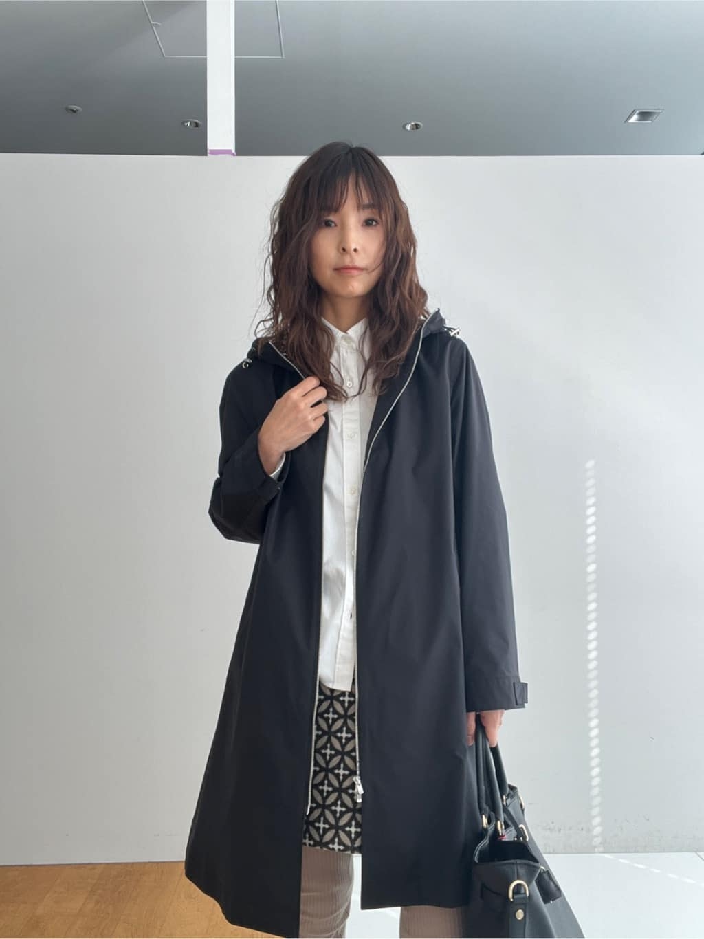 misaさんの「DRESSTERIOR｜【ウォッシャブル/撥水素材】撥水フーテッドツイルコート」を使ったコーディネート