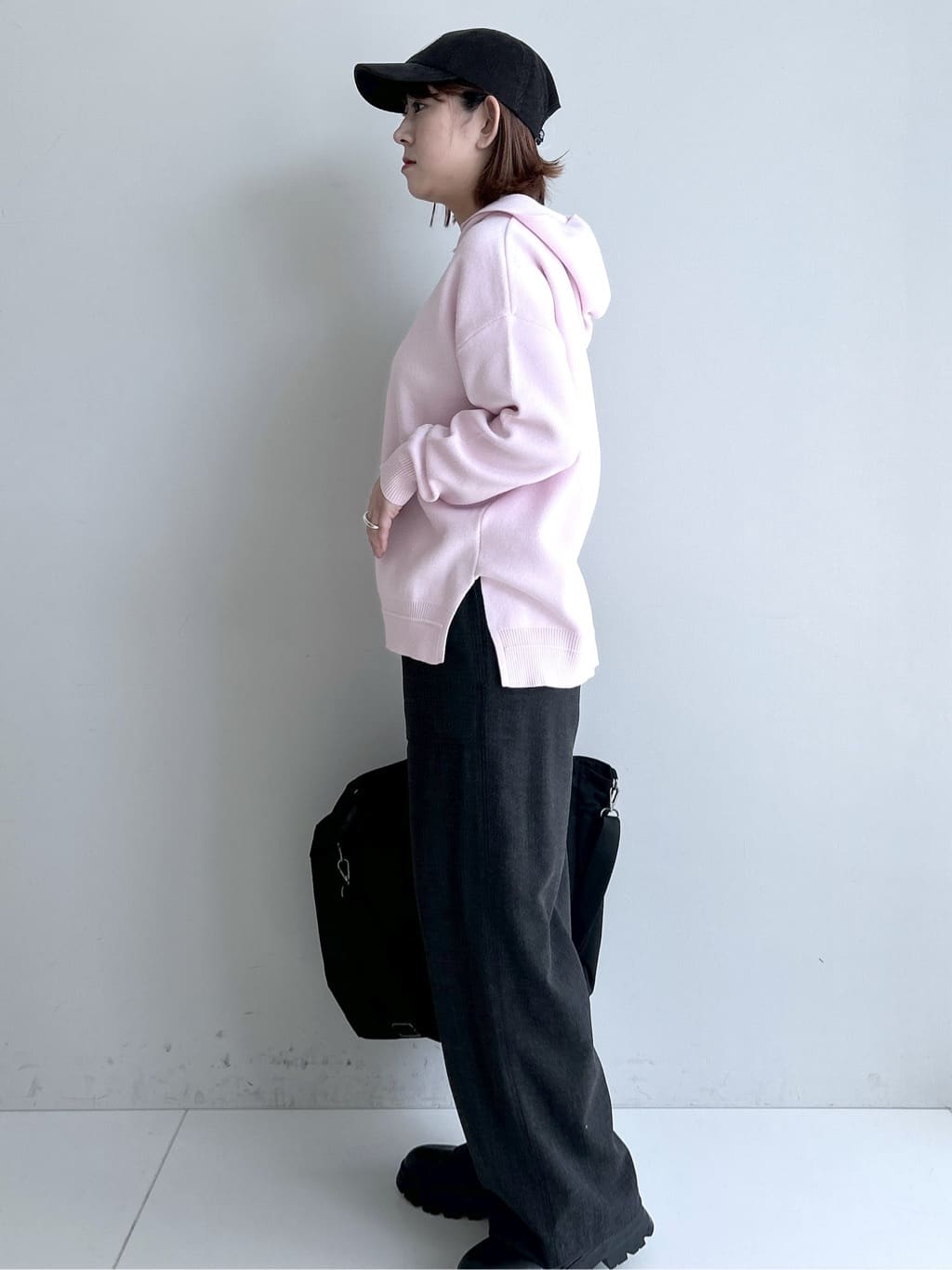 Hirokaさんの「Dessin｜【洗える／体型カバー】ちょうどいいニットパーカ」を使ったコーディネート