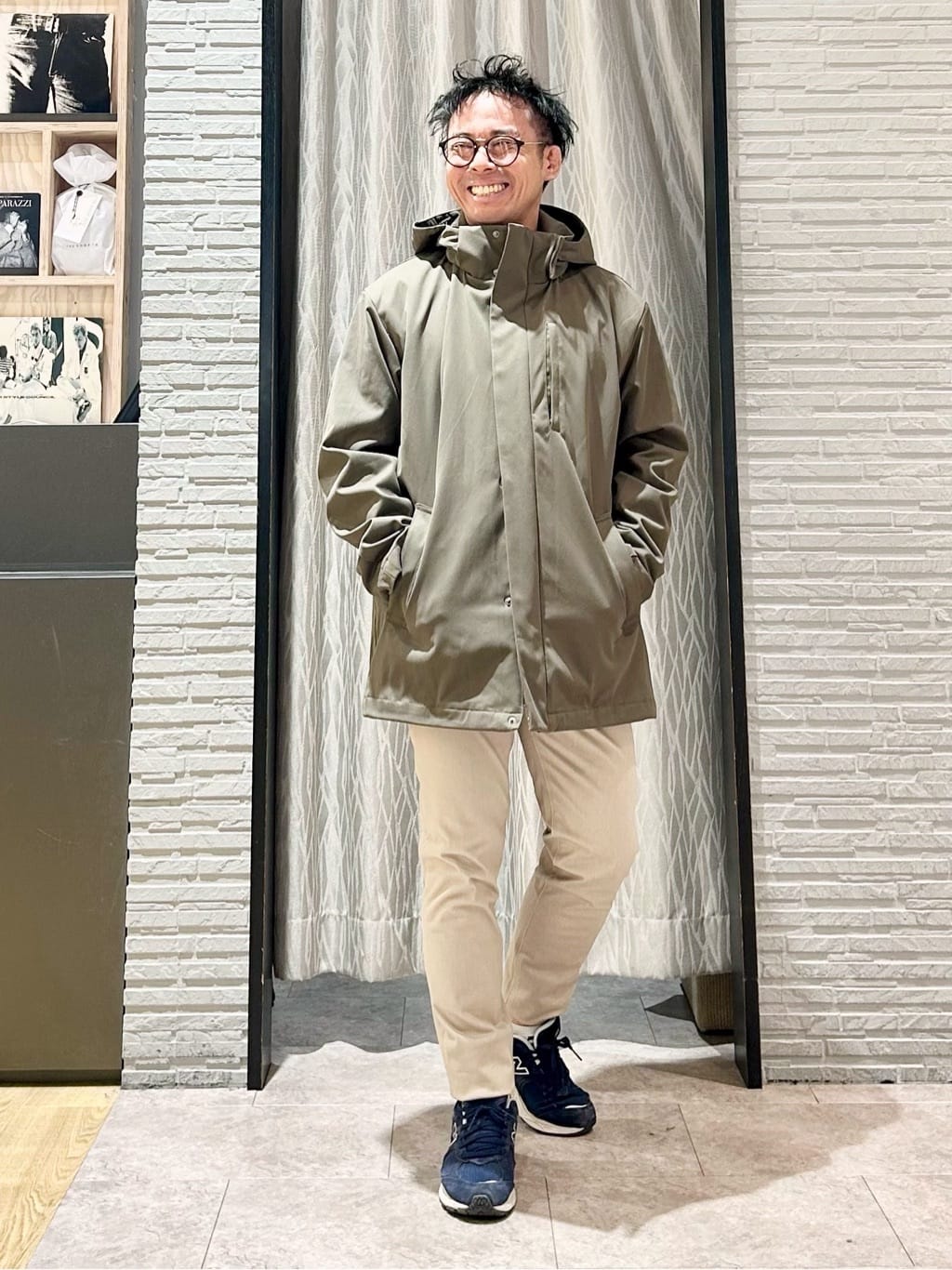 KENJI Iさんの「THE SHOP TK｜【3WAY】中綿ライナー付き カルゼコート　洗濯機OK/ON・OFF対応」を使ったコーディネート
