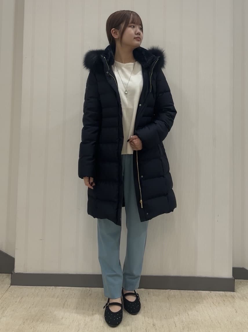 ちひさんの「INDIVI｜【洗える／裏起毛】ストレッチウォームパンツ」を使ったコーディネート