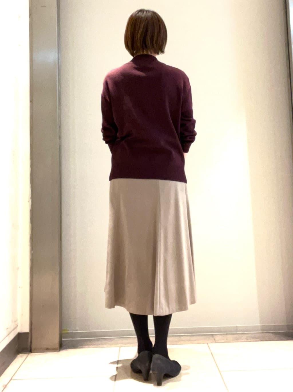 TOMOMIさんの「Reflect｜アーガイル柄ハイネックニット」を使ったコーディネート