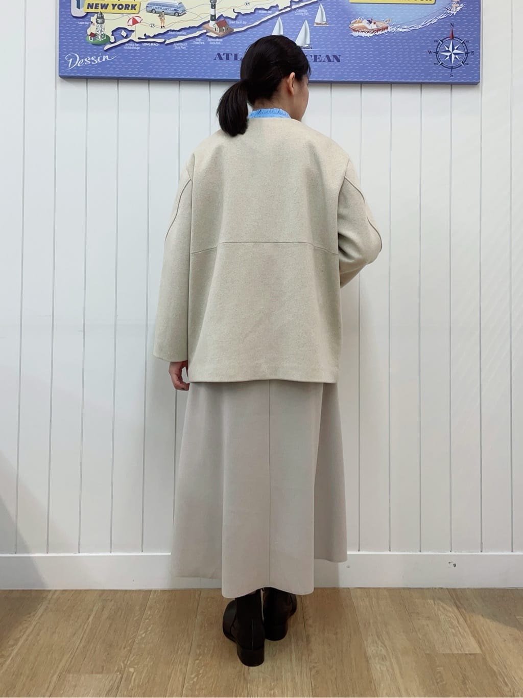 Mayaさんの「Dessin｜ウールカシミヤカーディガン」を使ったコーディネート