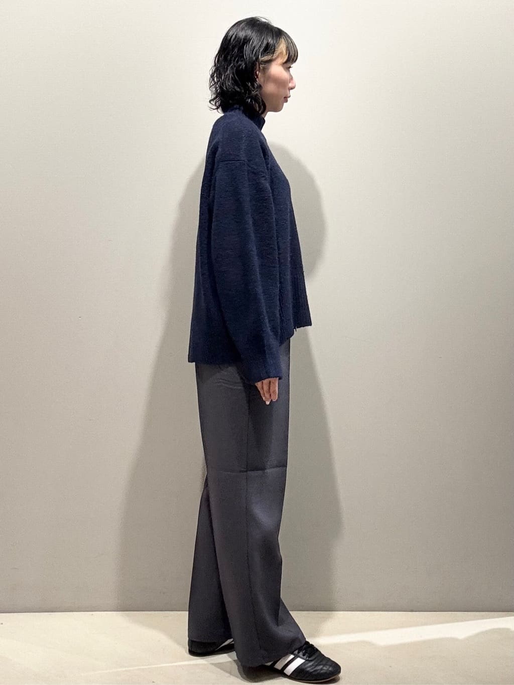 naoさんの「OPAQUE.CLIP｜ふわふわハイネックニット【洗濯機OK】」を使ったコーディネート