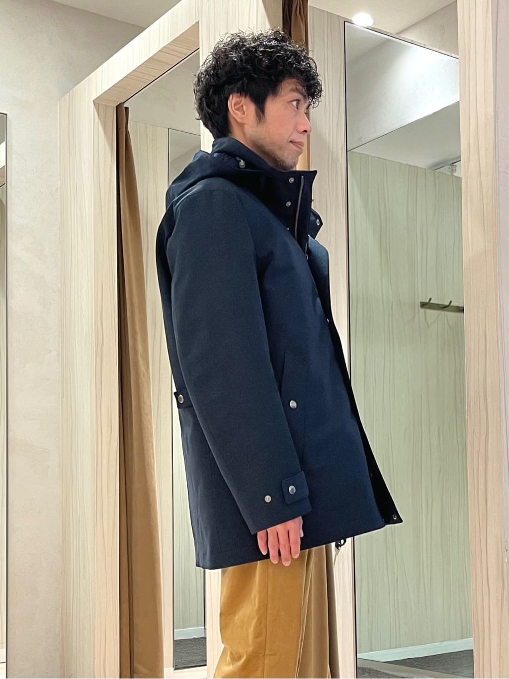 URAさんの「TAKEO KIKUCHI｜【3WAY】ドビー ダウンライナー付ブルゾン」を使ったコーディネート