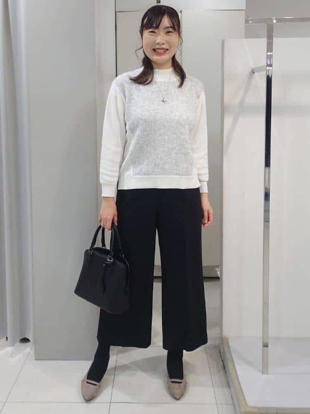 AZUSAさんの「Reflect｜アーガイル柄ハイネックニット」を使ったコーディネート