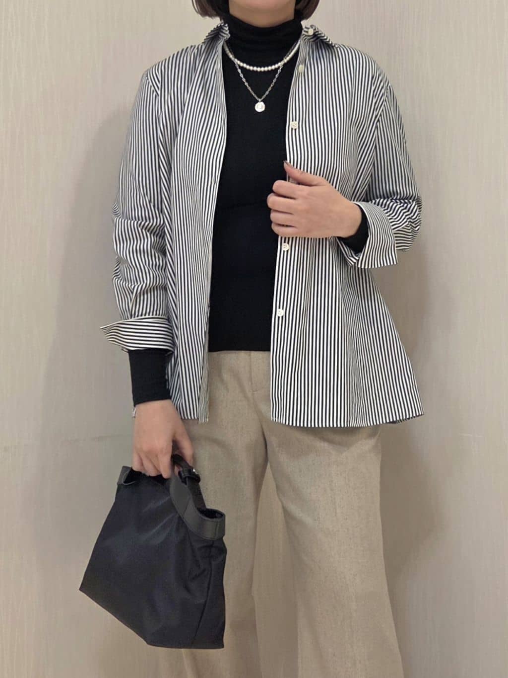 naokoさんの「UNTITLED｜【吸湿発熱/洗える】ハイネックインナー」を使ったコーディネート