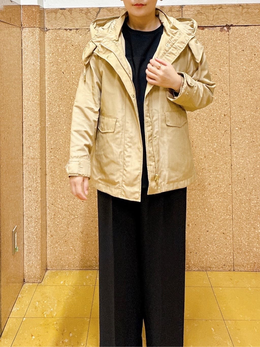 hattoriさんの「INDIVI｜【着心地◎！】タックワイドパンツ」を使ったコーディネート