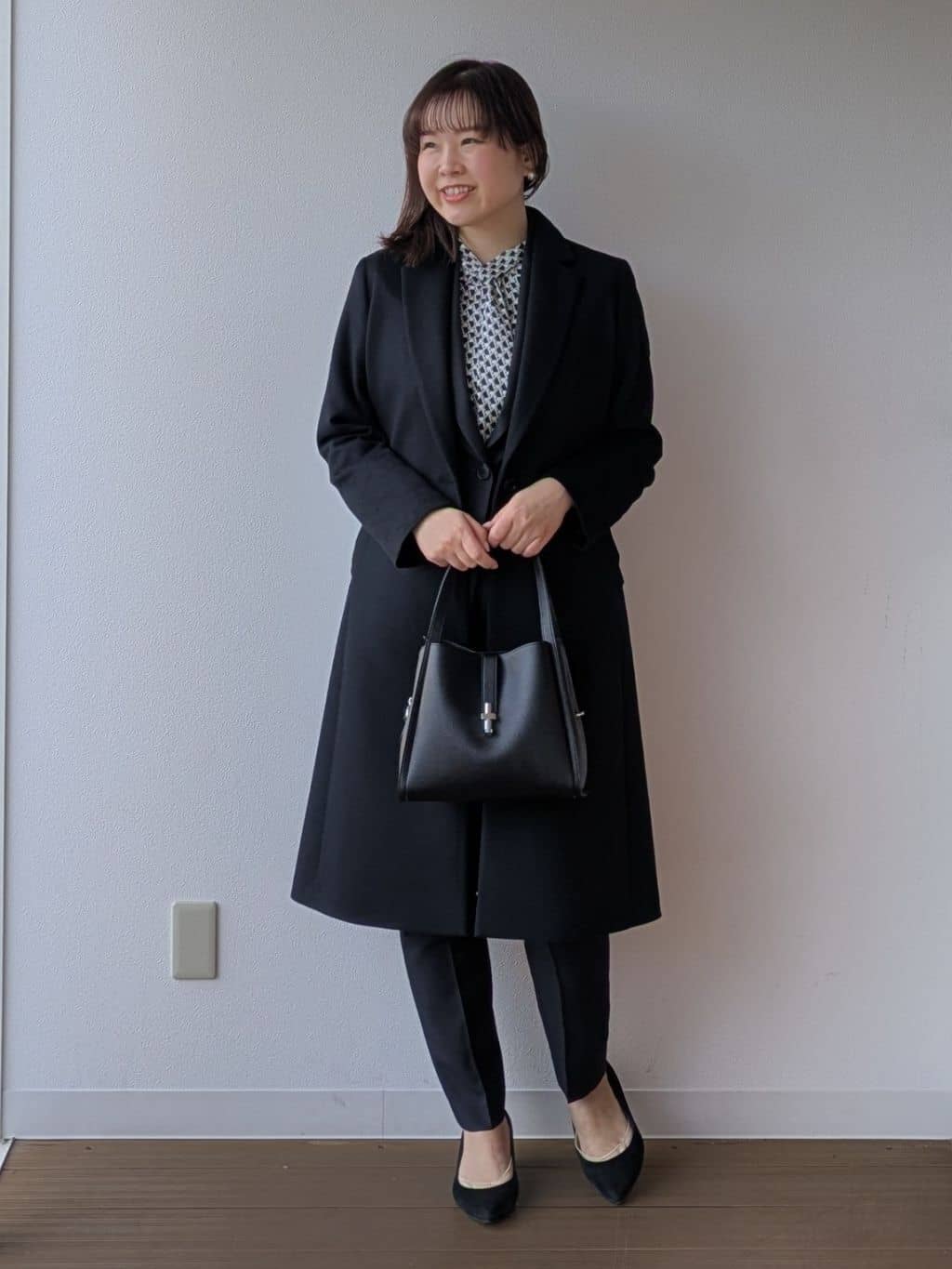なみきさんの「UNTITLED｜【スタイリッシュ／オンオフ兼用】ウールチェスターコート」を使ったコーディネート