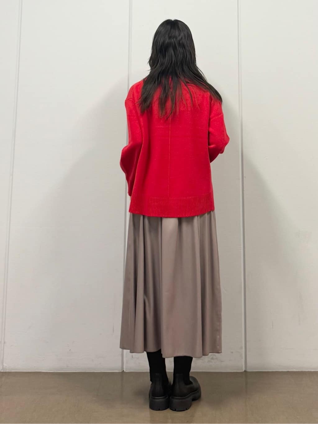 mizukiさんの「INDIVI｜【日本製／ミドル丈】スタンドカラーミドルコート」を使ったコーディネート