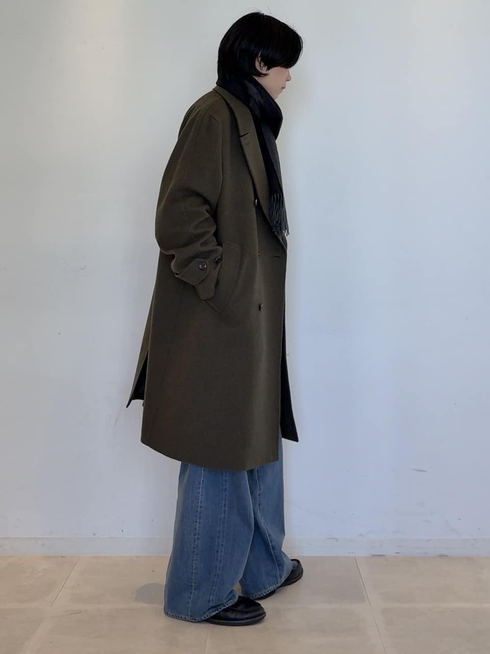 Tightさんの「TAKEO KIKUCHI｜【LIMITED】ウール混アルスターコート」を使ったコーディネート
