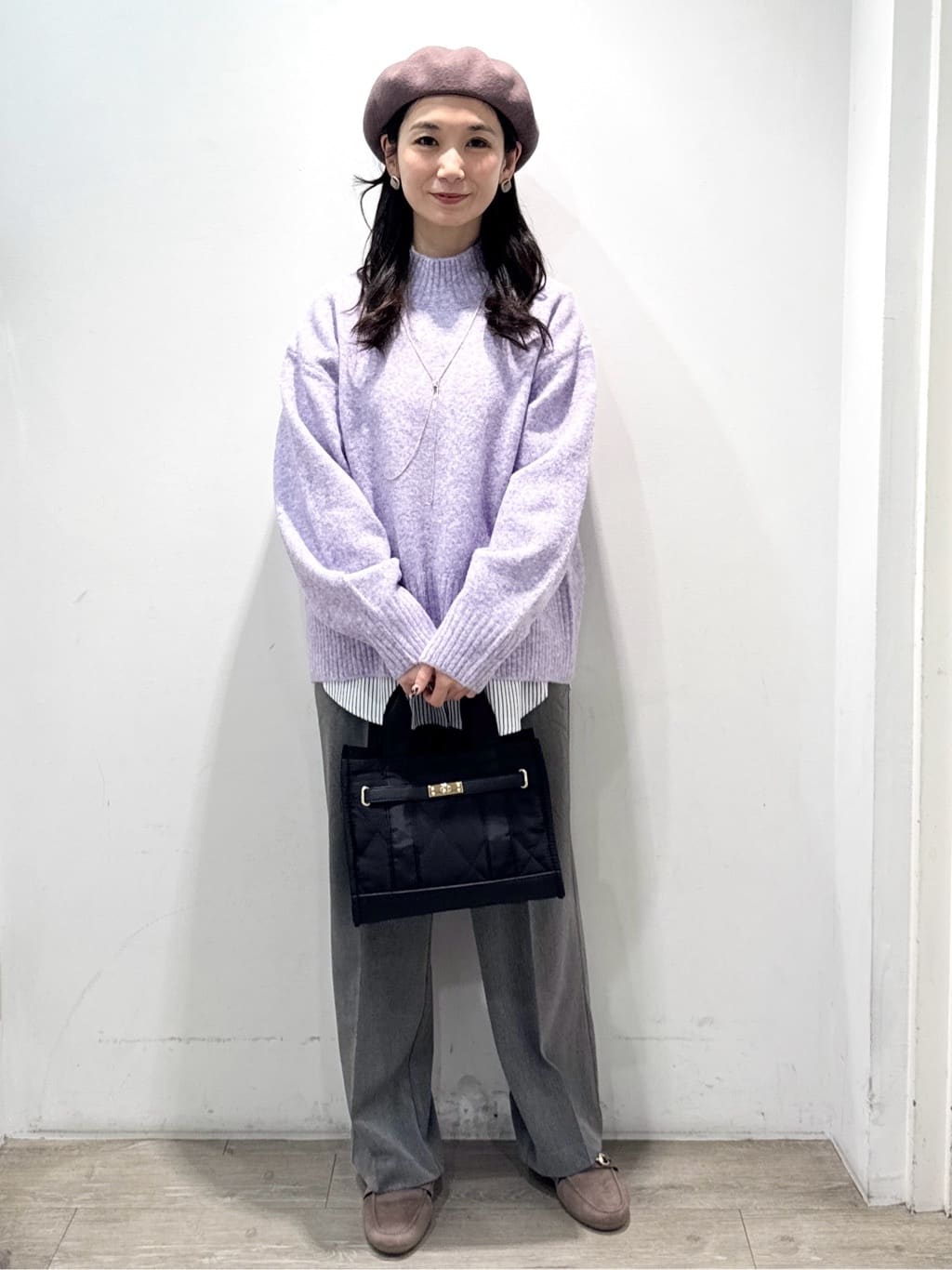 yuicciさんの「OPAQUE.CLIP｜シャツドッキングカットソー【洗濯機OK】」を使ったコーディネート
