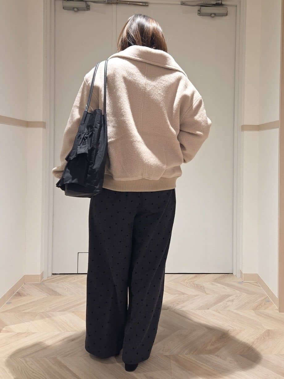 TSUCHIYAさんの「SHOO･LA･RUE｜【S-LL】軽くてふんわりあたたかい スライバージャケット」を使ったコーディネート
