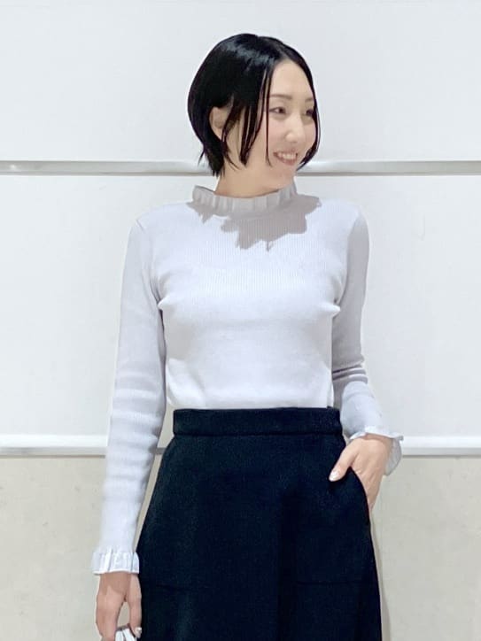 eriko さんの「Dessin｜【撥水・2WAY】ミュラーダウンコートミドル丈」を使ったコーディネート