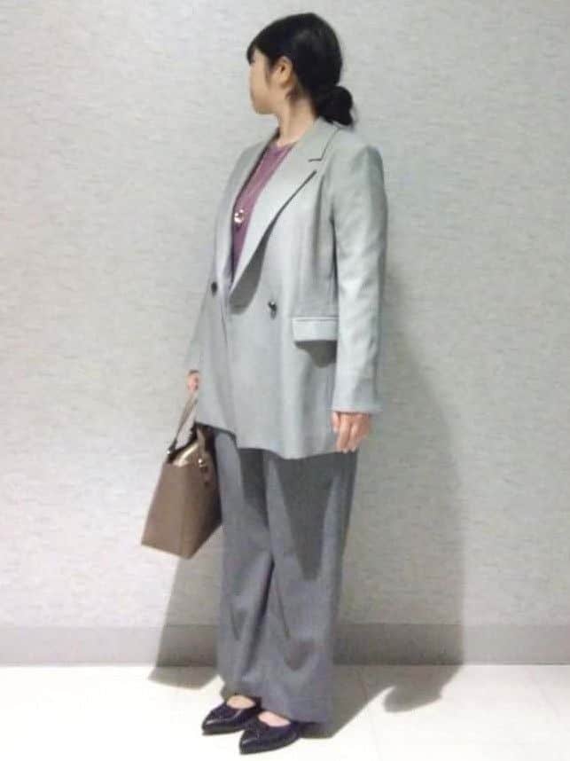 sakoさんの「Reflect｜【パンツ合わせにぴったり◎】ゆったりオフボディニット」を使ったコーディネート