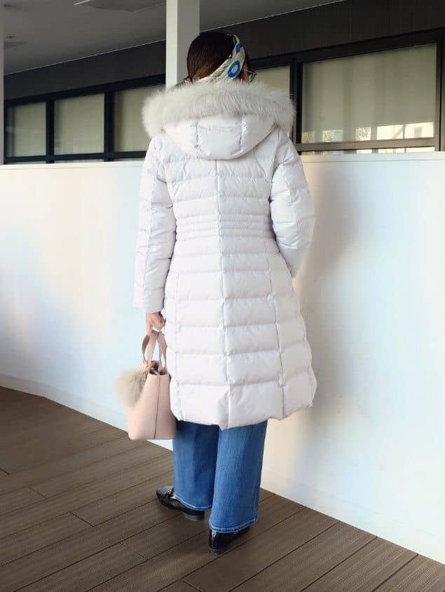 MUTSUKOさんの「UNTITLED｜【8色展開/洗える】ウールカシミヤ ハイネックニット」を使ったコーディネート