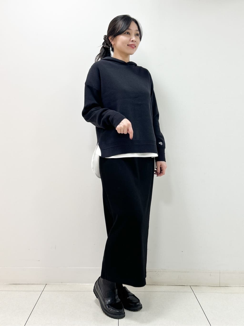 Kaiさんの「Dessin｜ウール混クルーネックコート」を使ったコーディネート
