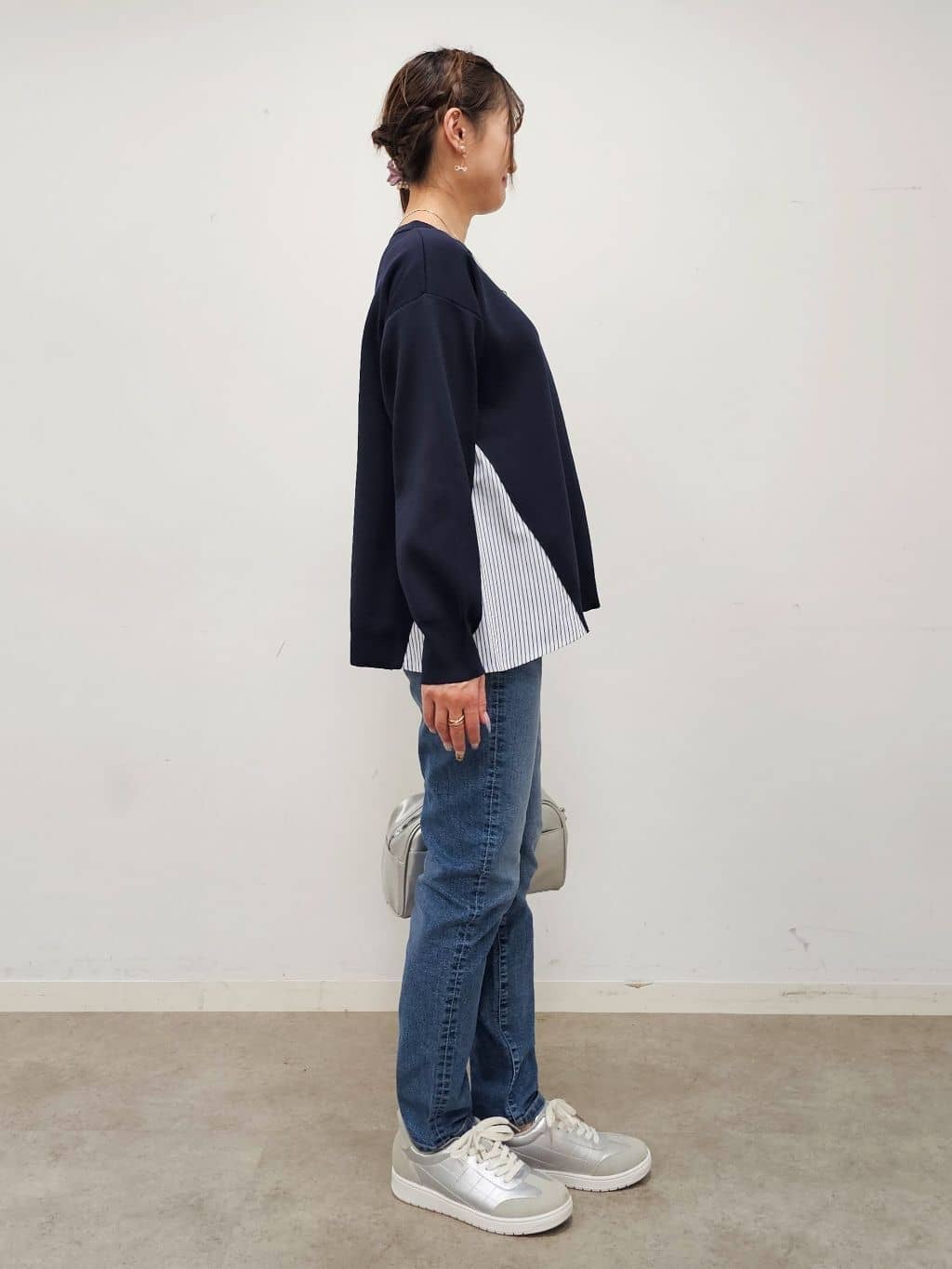 ゆゆさんの「SHOO･LA･RUE｜【SHOO・LA・RUE DENIM】毎日使いたくなる ストレッチデニムスキニーパンツ」を使ったコーディネート