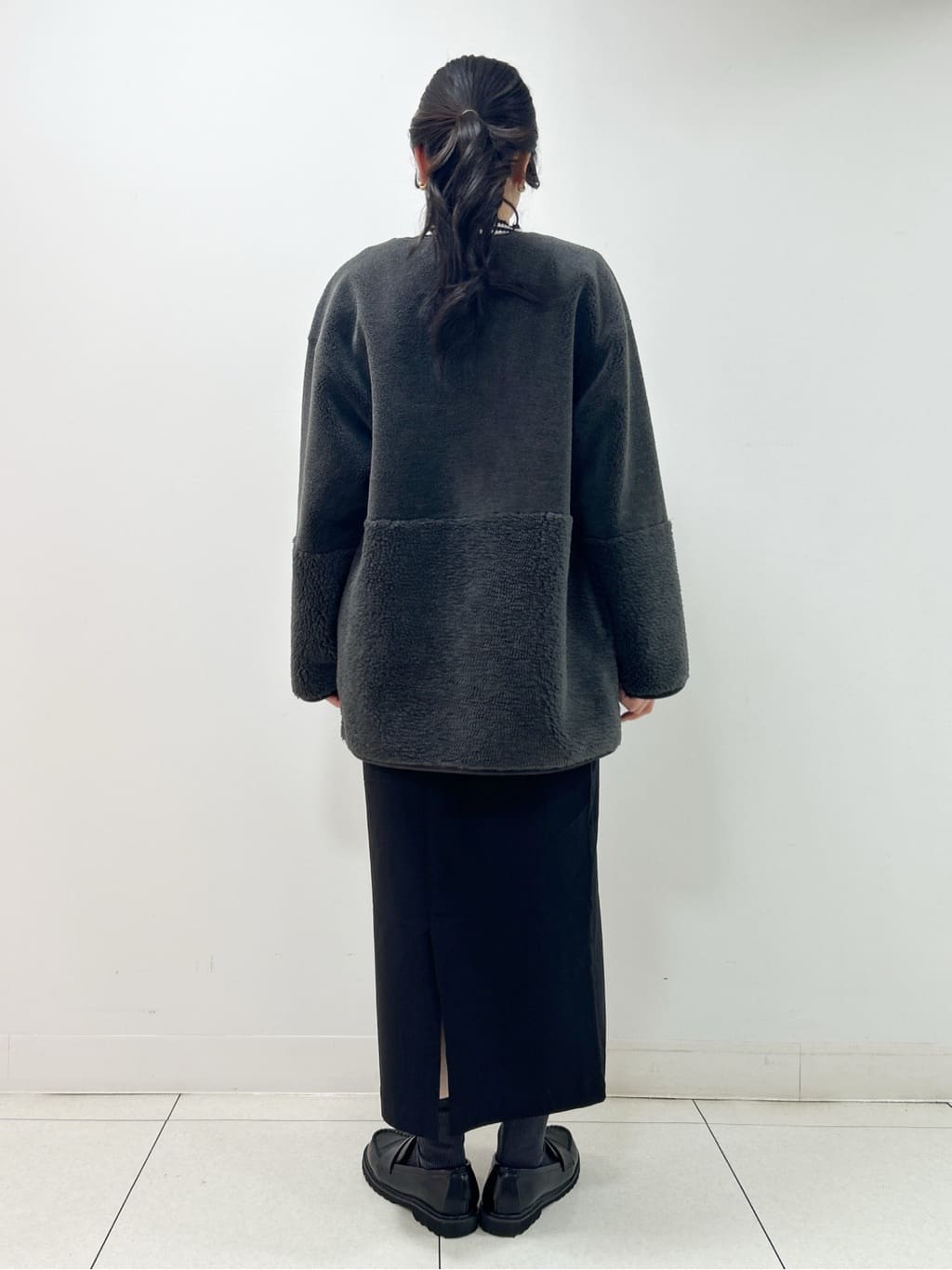 Kaiさんの「Dessin｜【2WAY】フェイクムートンコート」を使ったコーディネート