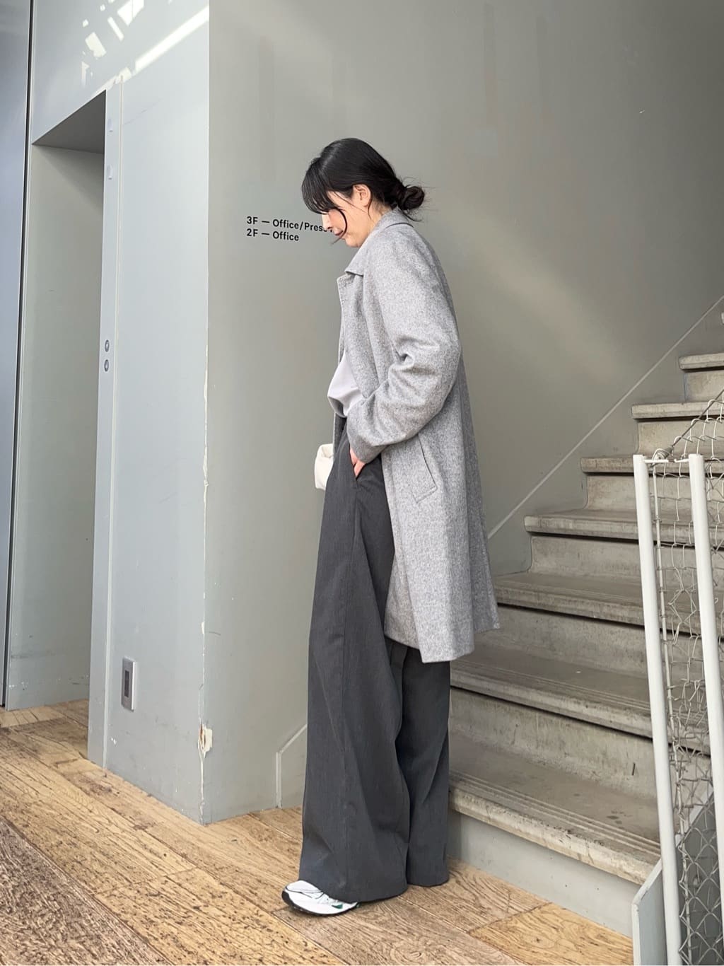 神野（jinno）さんの「TAKEO KIKUCHI｜【Sサイズ～】アンチピリング テーラードネック ニット」を使ったコーディネート