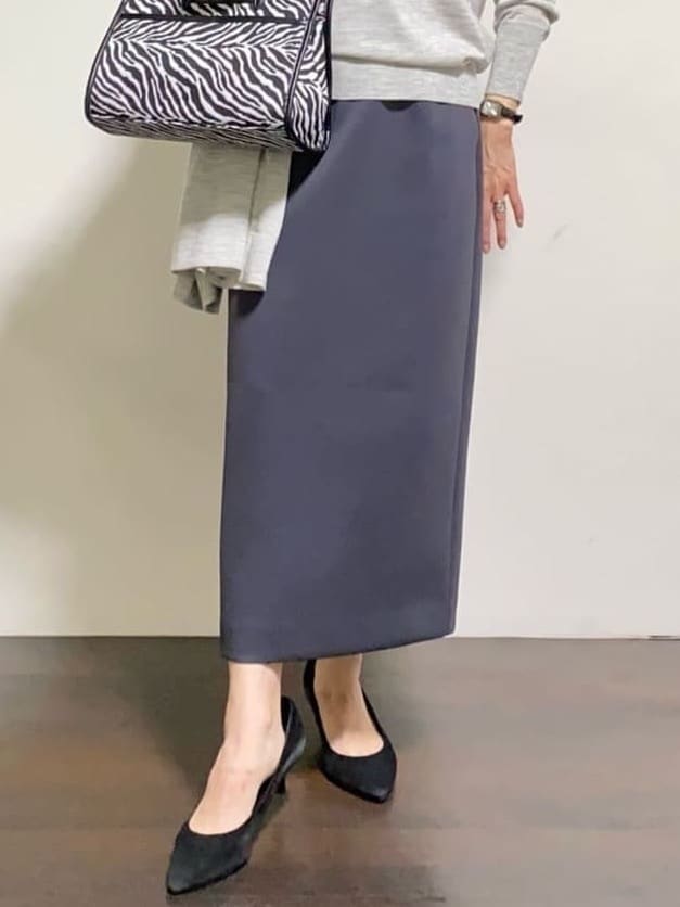 tomoさんの「UNTITLED｜【アンサンブル可/洗える/ボタンなし】シルクウールカシミヤ 着流しカーディガン」を使ったコーディネート