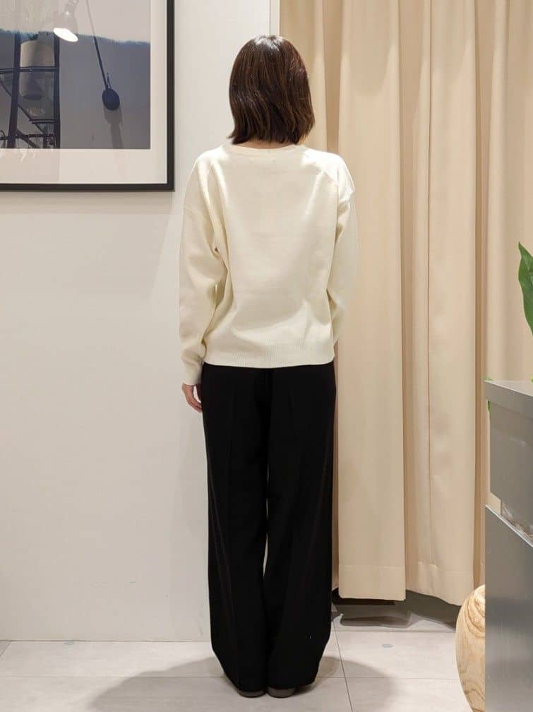 なめさんの「THE SHOP TK｜纏うだけで大人上品 シャギーチェスターハーフコート」を使ったコーディネート