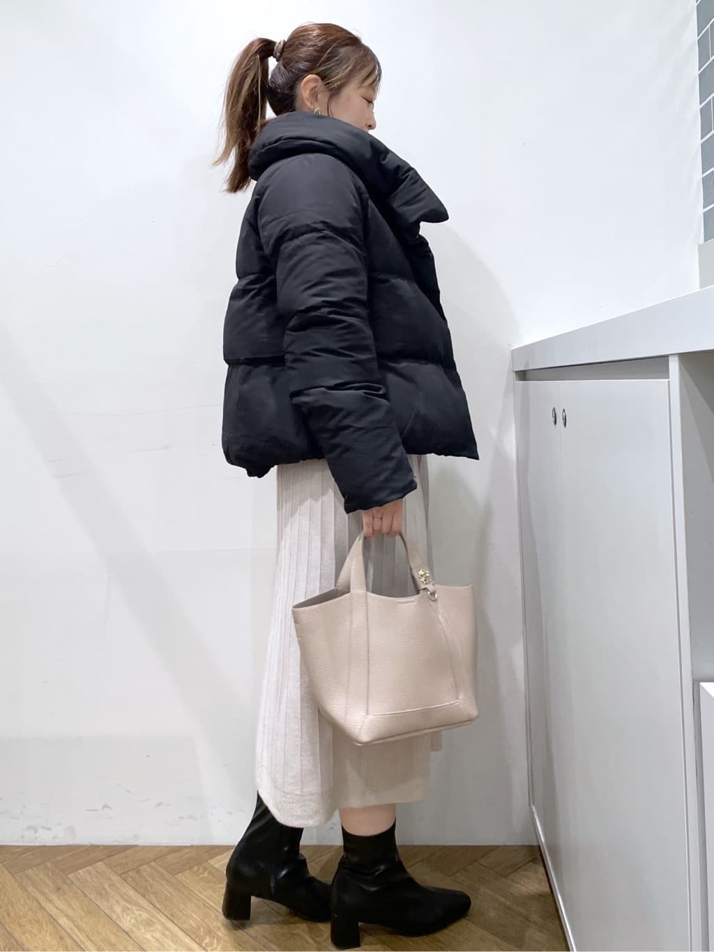 Junさんの「index｜KAWADAダウンショートコート【撥水／洗濯機OK／静電気防止裏地】《XS～LL》」を使ったコーディネート